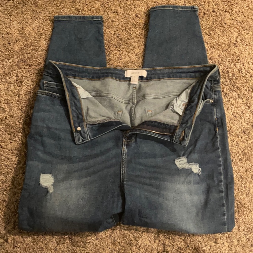 Forever21 Distressed Skinny Jeans